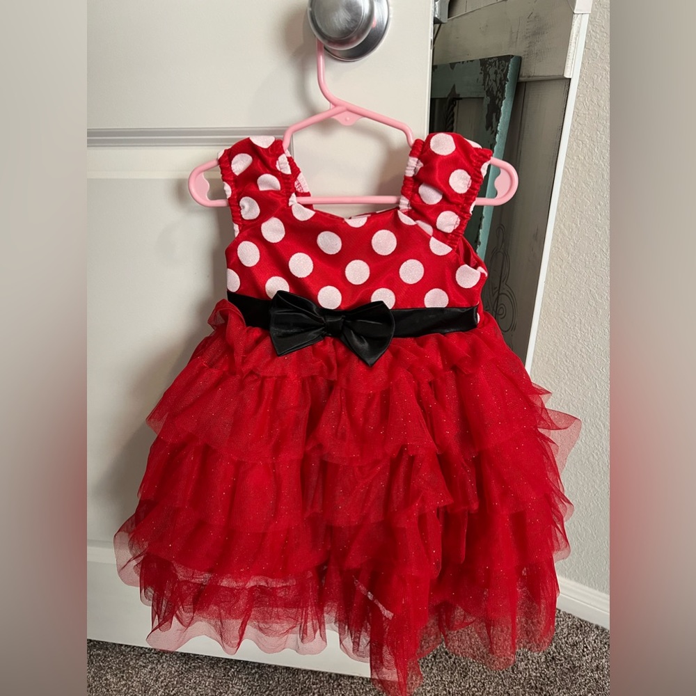 Disney red polka dot dress